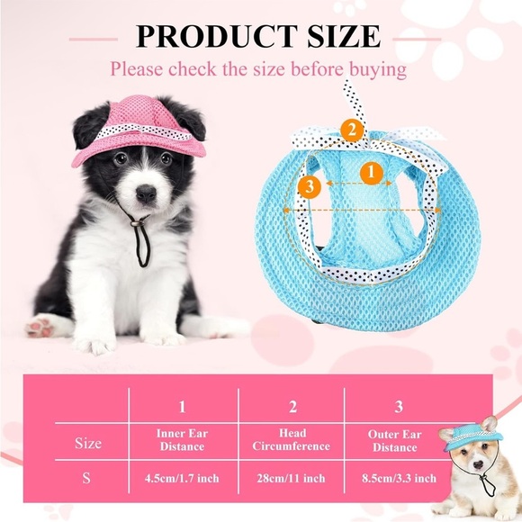 Pink Polka Dot Dog Hat - Picture 2 of 2